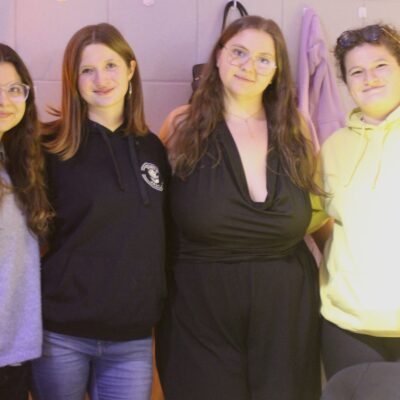 Groupe d'étudiantes lors de la soirée d'accueil étudiante à Chaumont